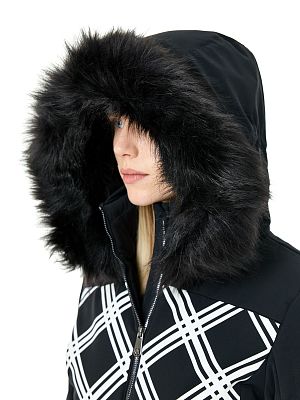 Превью Женский горнолыжный комбинезон Комбинезон горнолыжный POIVRE BLANC W24-0831-WO Cross Black